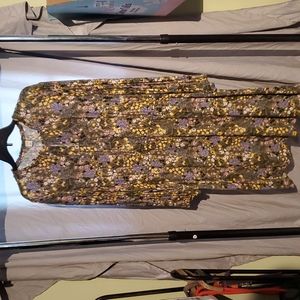Xl long sleeve floral old navy dress